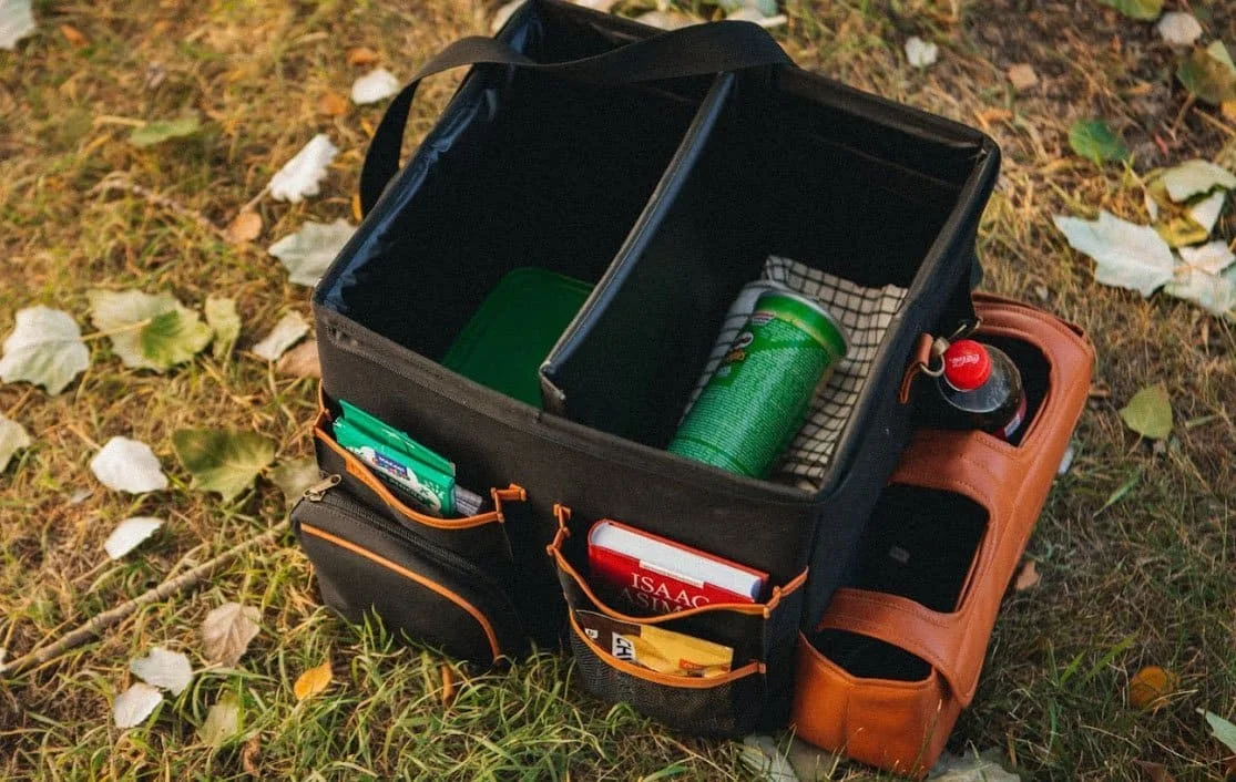 Ram Truck organizer for road trip