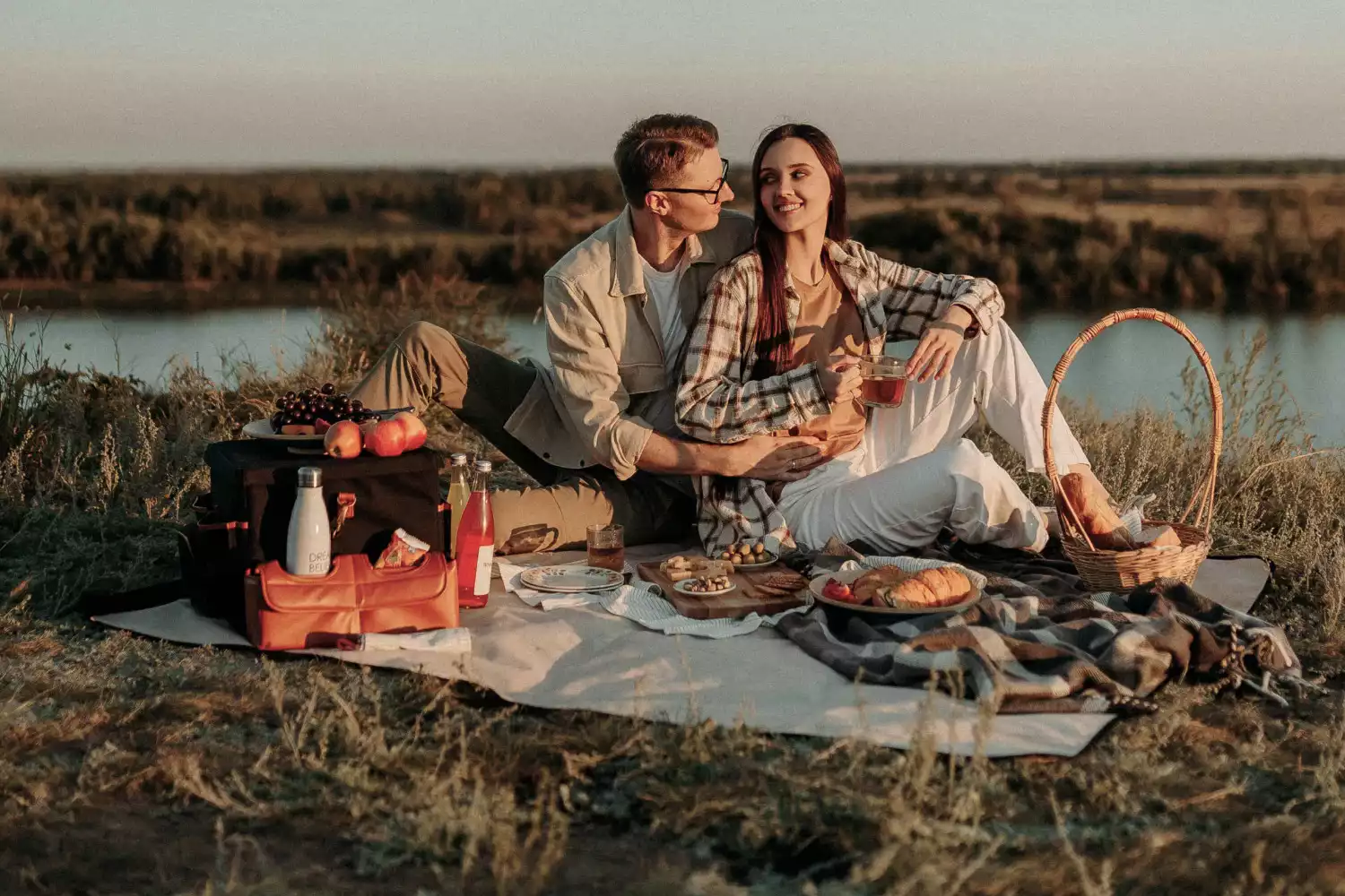 camp picnic blanket